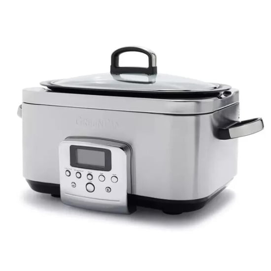 Greenpan Slow cooker stainless steel 6 l - Image 1