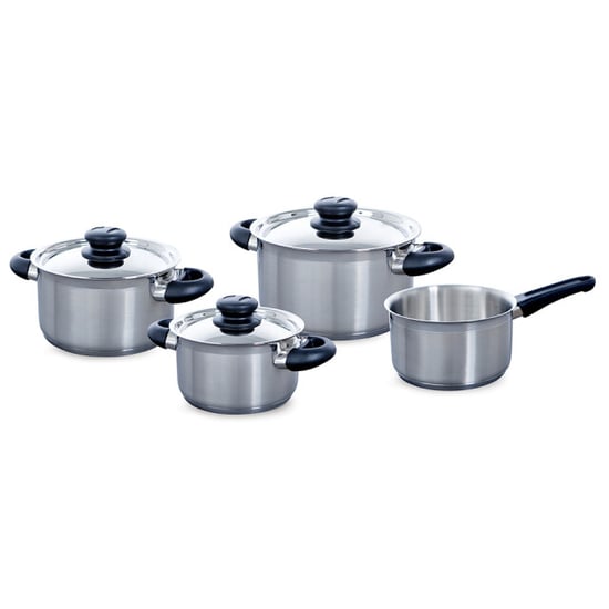 BK Cookware Bk karaat+ kookpannenset 4 delig rvs - Image 1