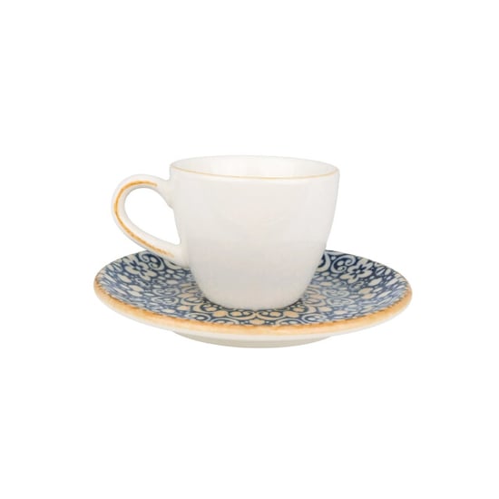 Bonna Espresso kopjes & schotel alhambra porselein set van 6 - Image 1