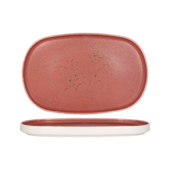 Rinart Serveerschaal rosa porselein 34 cm set van 2 - Image 1
