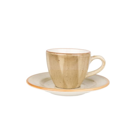 Bonna Espresso kopjes & schotel aura terrain porselein set van 6 - Image 1