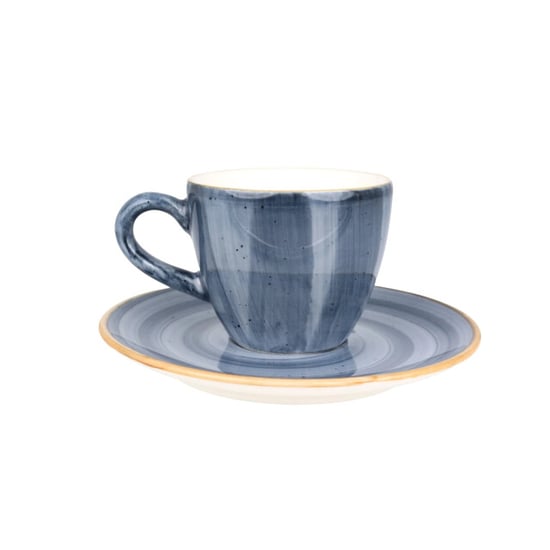 Bonna Espresso kopjes & schotel aura dusk porselein set van 6 - Image 1