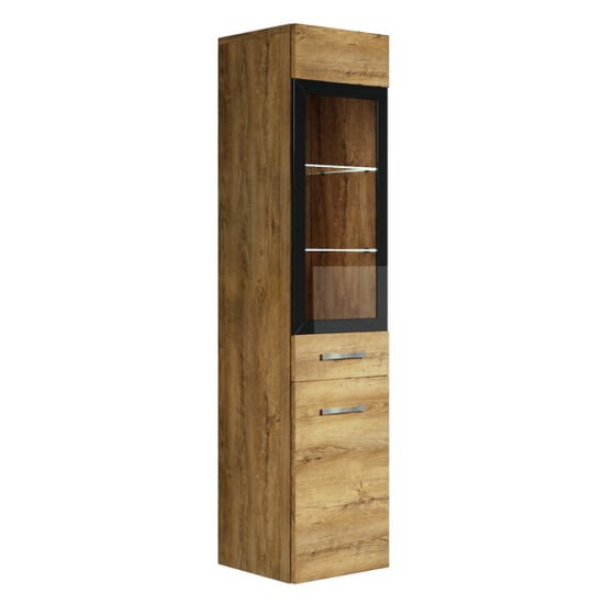 Badplaats Badkamerkast rio 30 x 30 x 131 cm bruin hangende kolomkast - Image 1