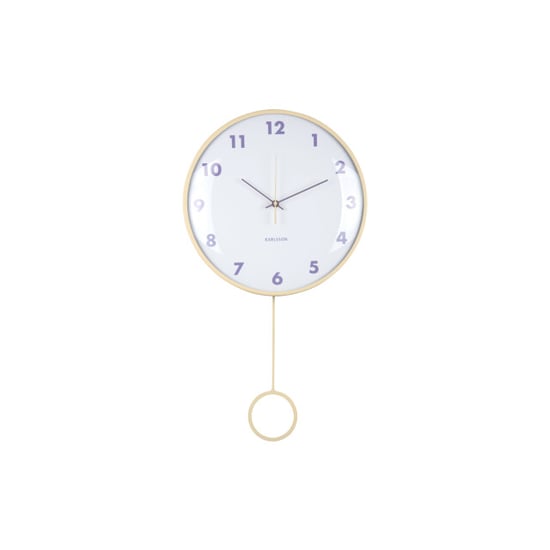 Karlsson wandklok cheeky dome pendulum zacht - Image 1