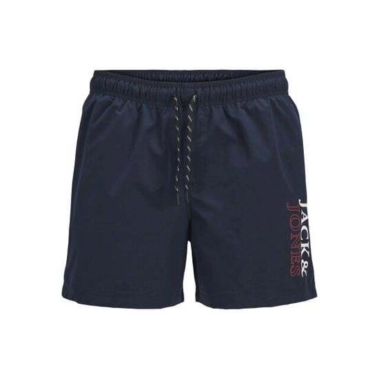Jack & Jones Heren zwemshort jpstmaui double logo effen donkerblauw - Image 1