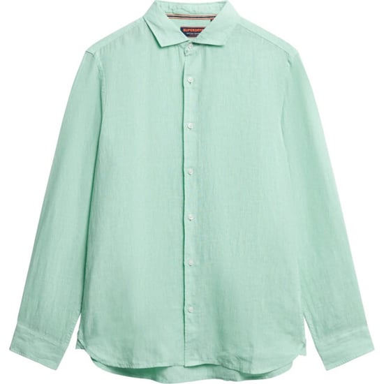Superdry Linnen overhemd ls mint - Image 1