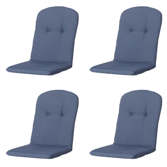 Madison Kussen kuip hoog panama safier blue 45x96 - 4 stuks - Image 1