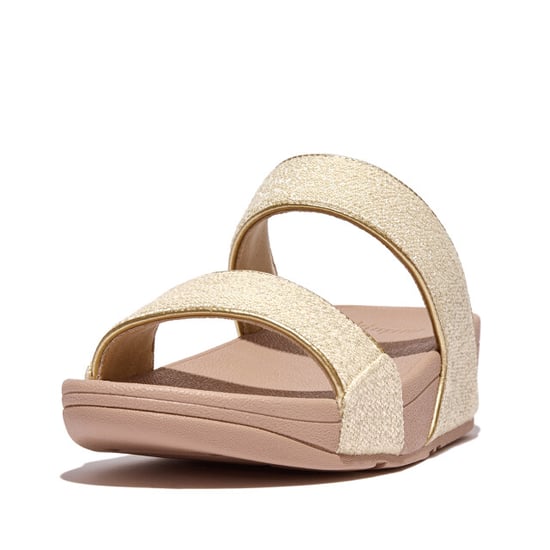 FitFlop Lulu shimmerweave slides - Image 1