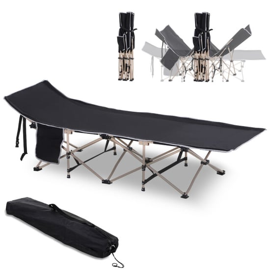 4goodz Outsunny opvouwbaar campingbed met draagtas stretcher 190 cm - Image 1