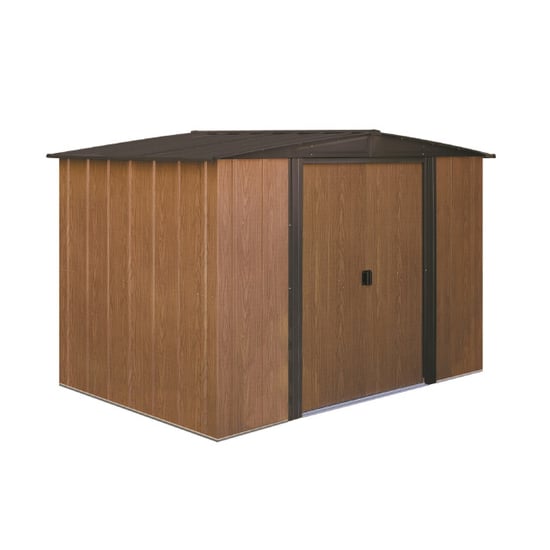 Spacemaker Woodlake gereedschapsschuur smwl108 242x313x185 cm houtlook - Image 1