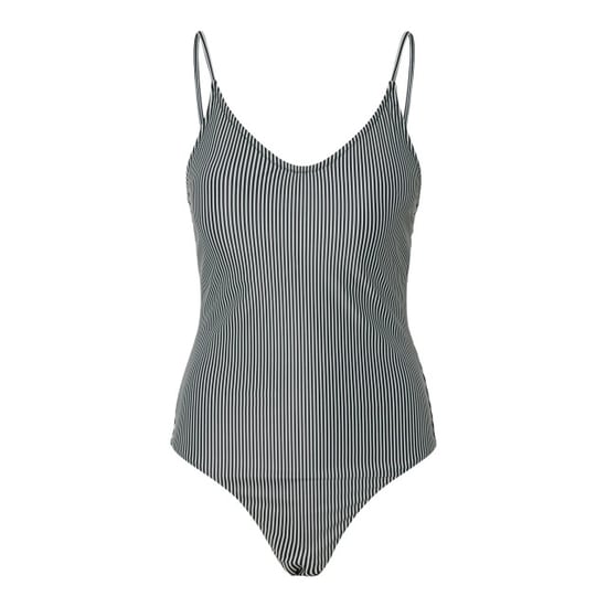 Pieces Dames badpak pcbaomi ronde hals zwart/wit gestreept - Image 1