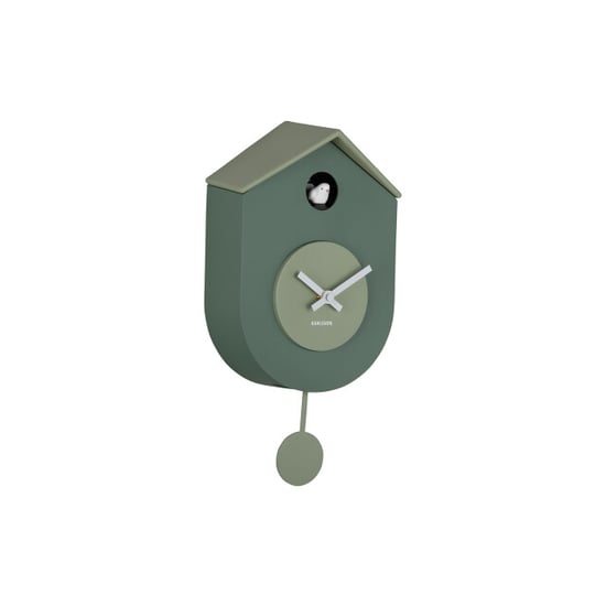 Karlsson wandklok grato cuckoo jungle green & grayed jade - Image 1