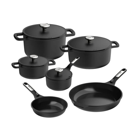 BergHOFF Leo phantom downdraft pannenset 6-delig met gratis panbeschermerset - Image 1