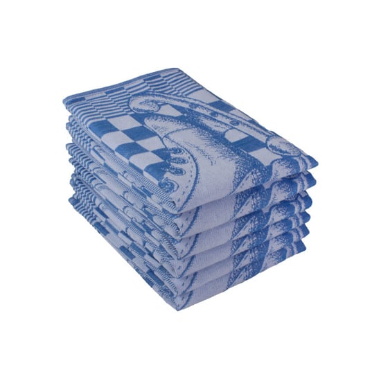 DoubleDry Luxe theedoeken set 6 stuks 50x70 cm 100% katoen hoge - Image 1