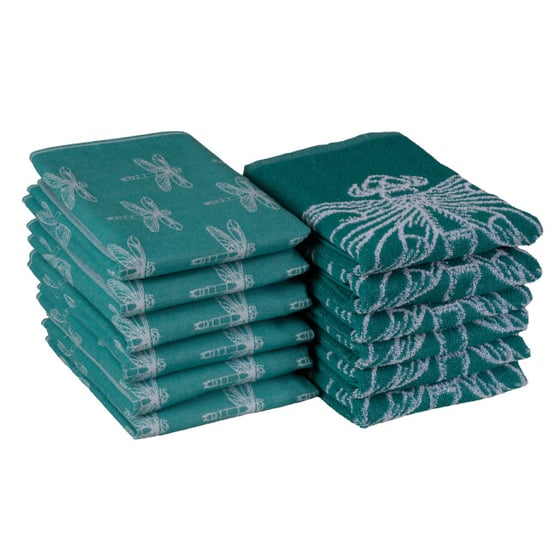 DoubleDry Theedoeken en keukendoeken set 12 stuks 100% katoen hoge - Image 1
