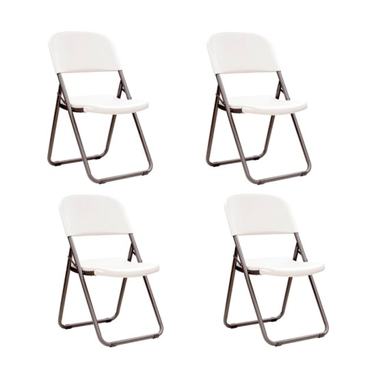 Lifetime ® 4 stuks stevige klapstoelen van kunststof max 125 kg - - Image 1