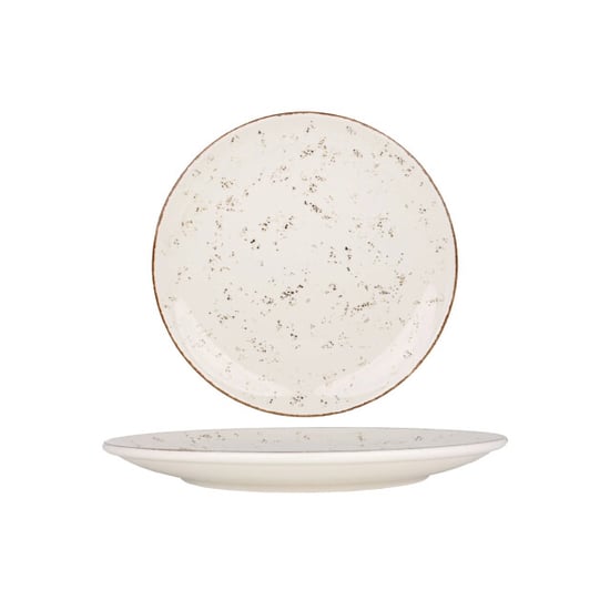 Bonna Dinerbord grain porselein 27 cm set van 6 - Image 1