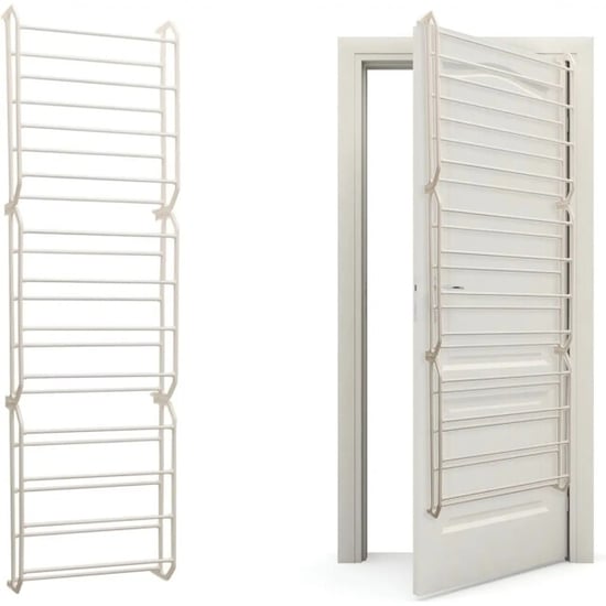 WDMT Schoenenrek voor aan de deur 52 x 180 x 17 cm wit - Image 1