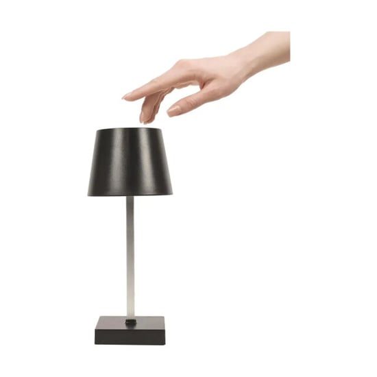 WDMT Moderne led tafellamp met touch functie zwart - Image 1