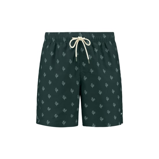 Shiwi Heren zwemshort mike 7" koraalprint donker - Image 1