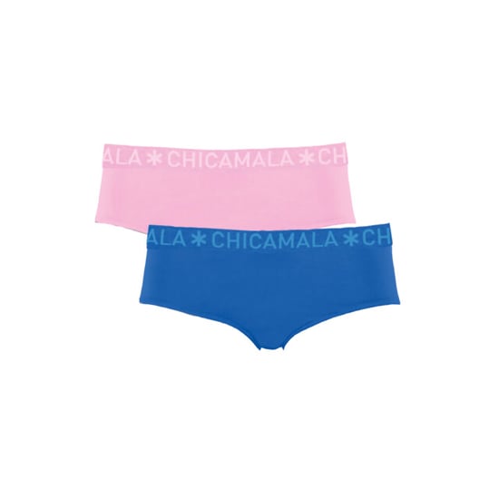 Muchachomalo Dames 2-pack hipster effen - Image 1