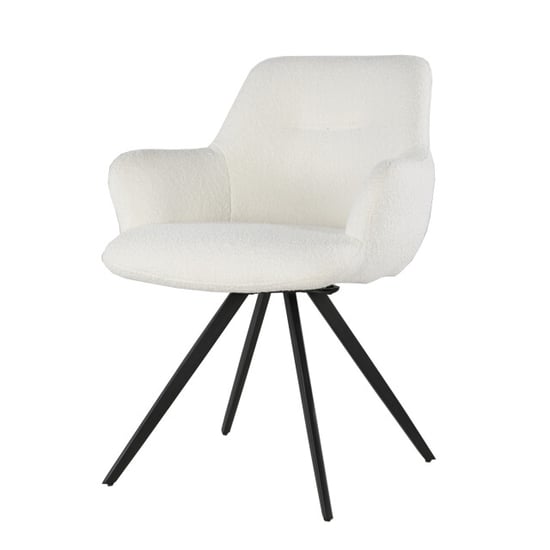 Livingfurn eetkamerstoel doreen boucle - 2 stuks - Image 1