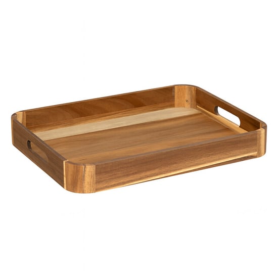 Casa di Elturo Groot serveerplank met stolp bamboe basis en glazen deksel 41,4 x 25,5 x 5,7 - Image 1