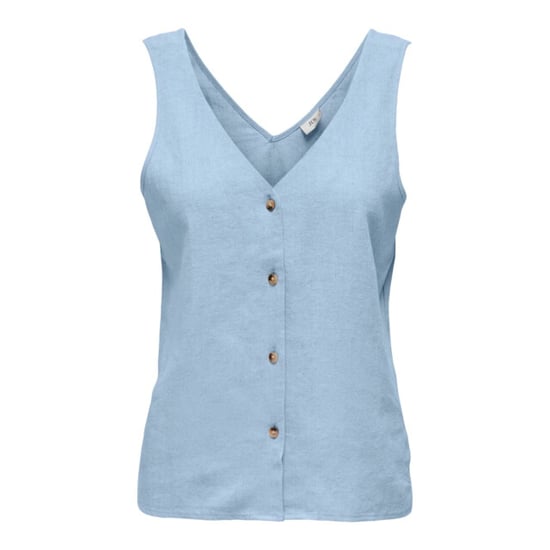 Jacqueline de Yong Say s/l linen v-neck top - Image 1