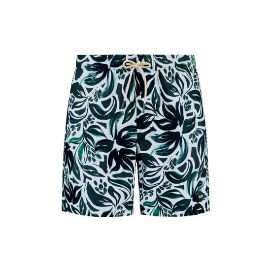 Shiwi Heren zwemshort mike 7" gebloemde print groen/wit - Image 1