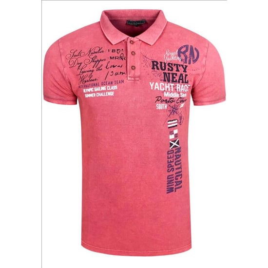 Rusty Neal heren poloshirt print 15212 - Image 1