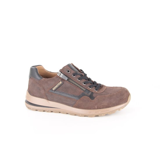 Mephisto Bradley old velours 1170h/nevada 1500 walnut heren sneakers - Image 1