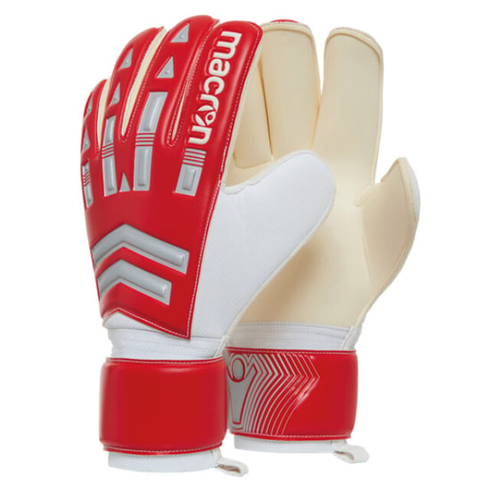 Macron Octopus xf gk gloves red/wht/slv 5026077 - Image 1