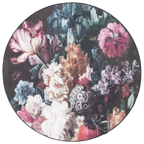 Home67 Vloerkleed flores rond ø120 cm - Image 1