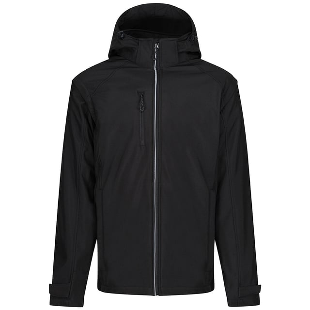 Regatta Mens Erasmus 4 In 1 Soft Shell Jacke (Schwarz)
