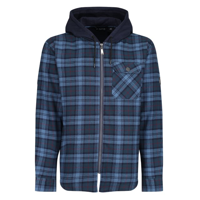 Regatta Mens Tactical Siege Checked Jacket (Marine)