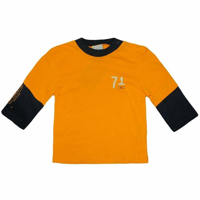 Nike Athletics Langarm Crew Hals Yellow Kids Top 462494 710