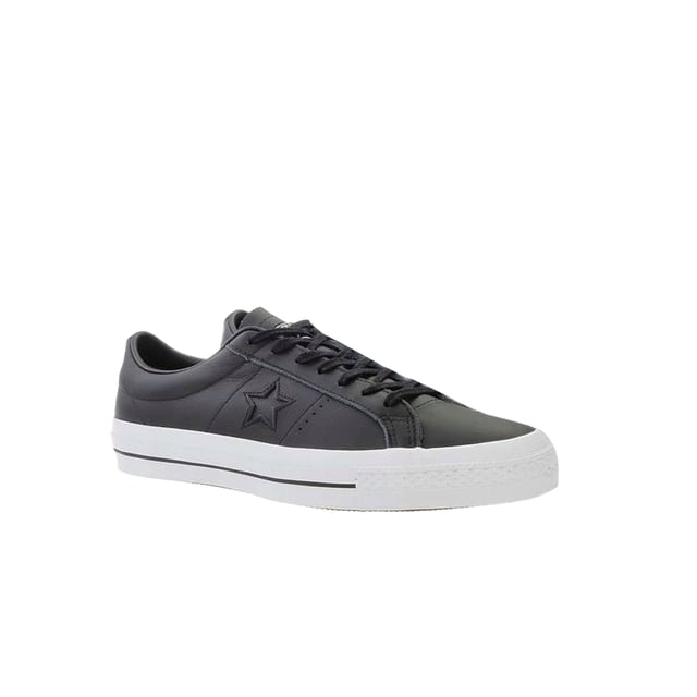 Konverse einen Stern Ox Mens Black Trainer