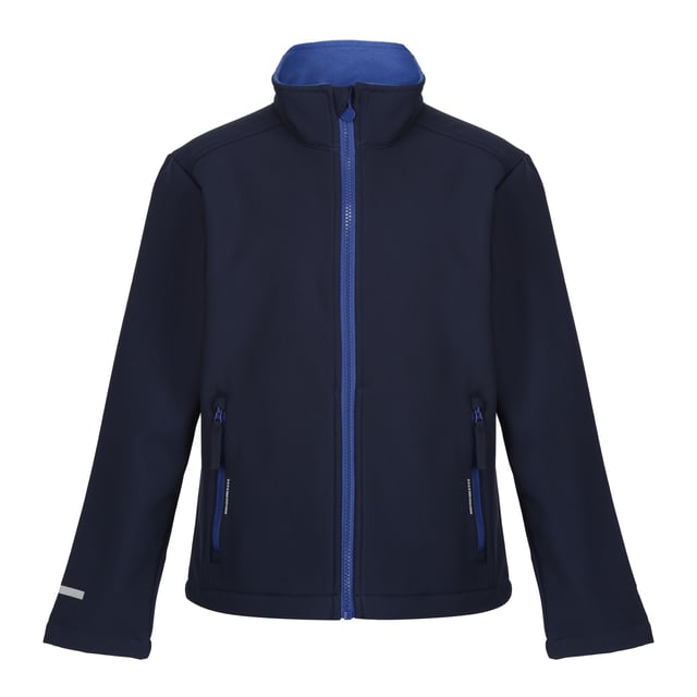 Regatta - "Ablaze" Softshelljacke Zweilagig für Kinder (Marineblau/Königsblau)