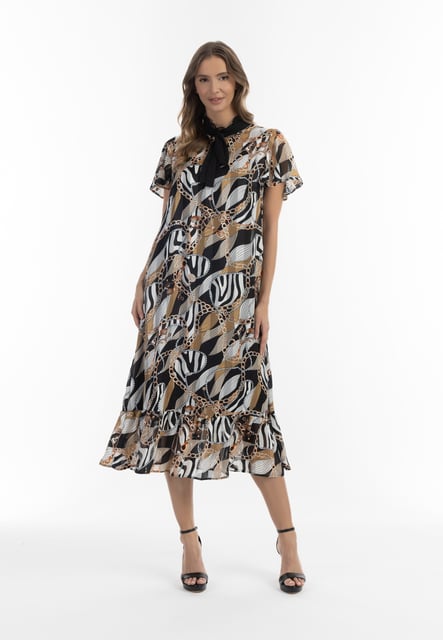 faina Robe midi avec imprimé allover sookie