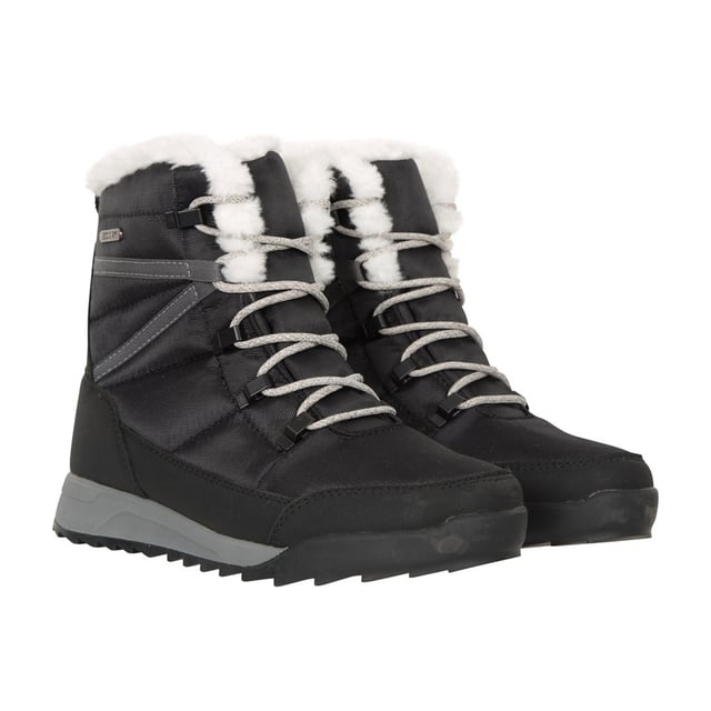 Mountain Warehouse Womens/Ladies Leisure II Snow Boots (Jet Black