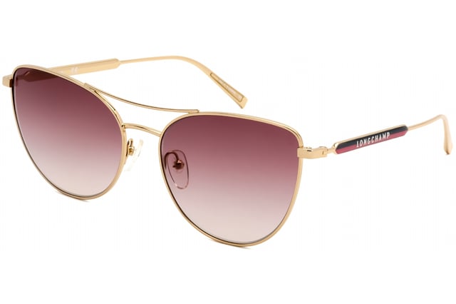 Longchamp LO134S Sunglasses Rose Gold / Bordeaux Gradient