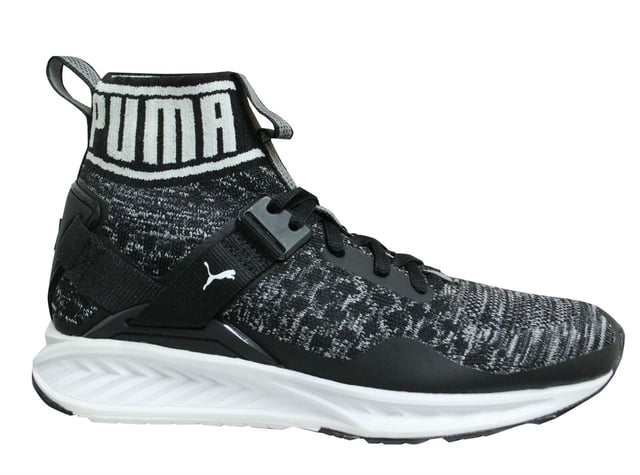 Puma Ignite EvoKnit Womens Black Trainers