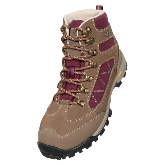 Mountain Warehouse Womens/Ladies Storm Wildleder wasserdichte Wanderschuhe (Braun)