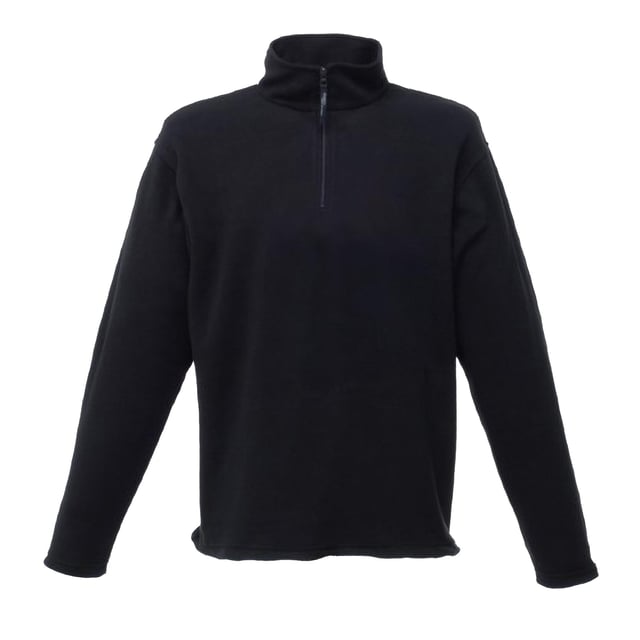 Regatta Micro Fleece Top mit Reißverschluss. (Schwarz)