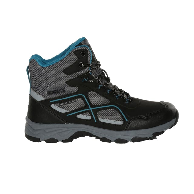 Regatta - Damen Wanderstiefel "Lady Vendeavour" (Schwarz/Wasserblau)