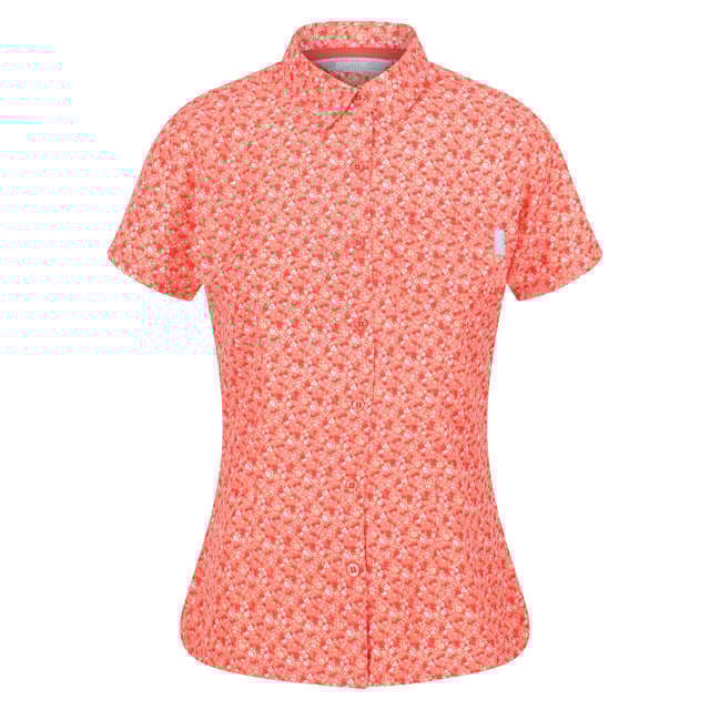 Regatta Damen/Damen Mindano VI Ditsy Print Shirt (Fusion Coral)