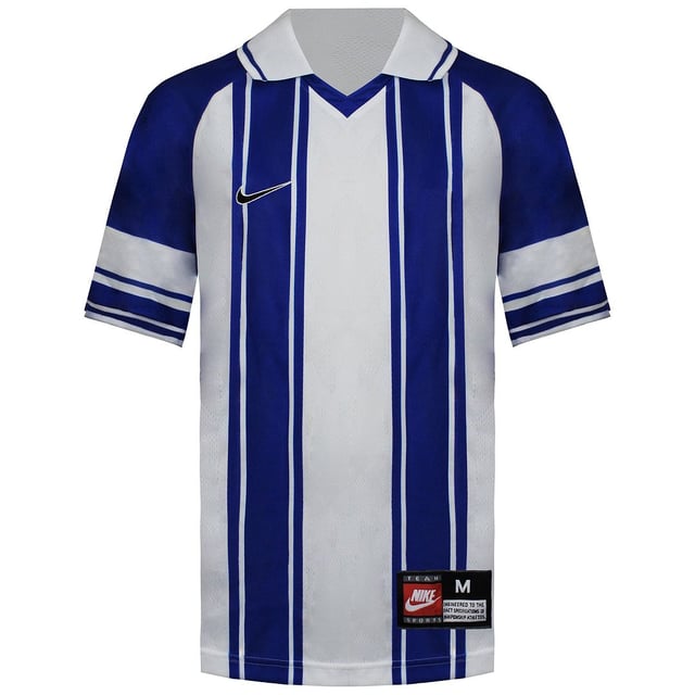Nike Striped Kids White/Blue T-Shirt