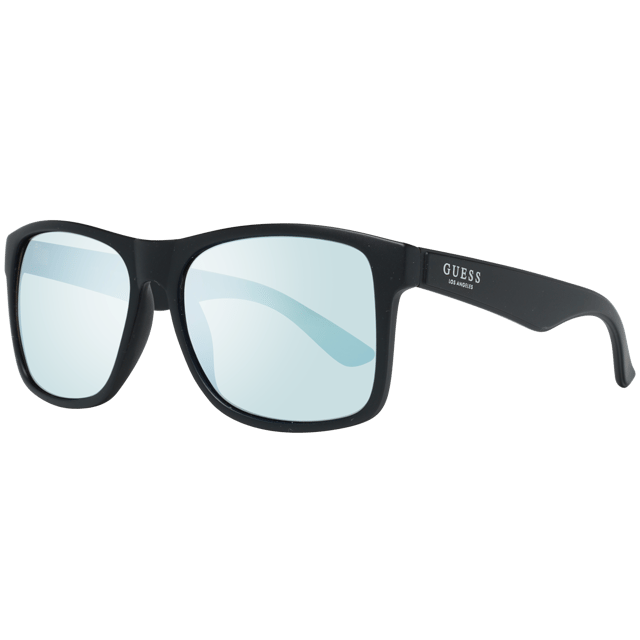 Guess Sunglasses GF0203 02X Black Blue Mirrored
