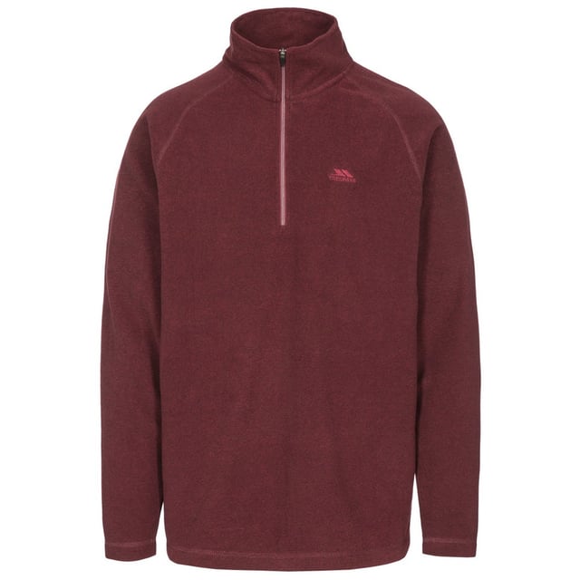 Trespass Mens Keynote Anti Pilling 1/4 Zip Fleece Top