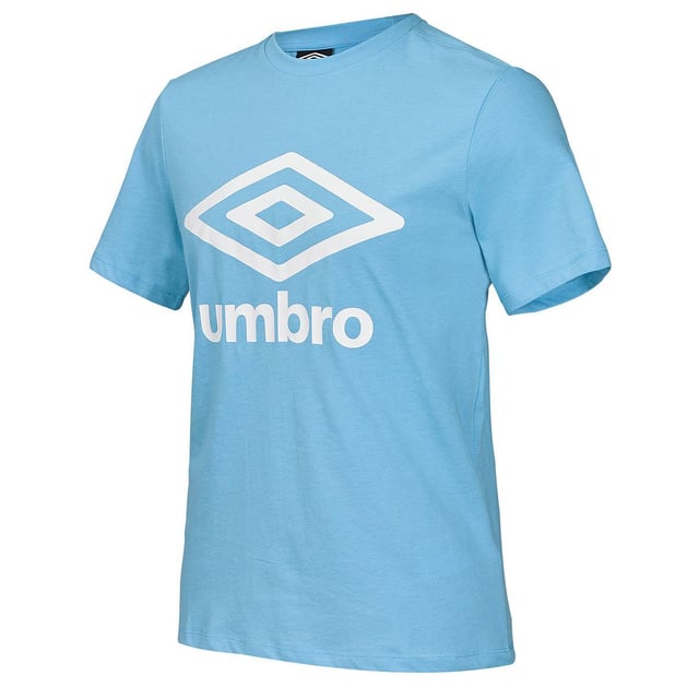 T-Shirt Uomo Umbro Big Logo In Cotone - Grigio, Modello 729281-60-121